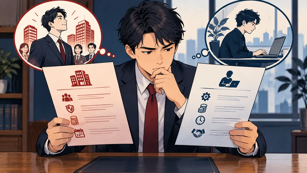 「正社員のはずが業務委託」…未経験のIT転職で契約書を渡されたときの確認手順【2026年版】