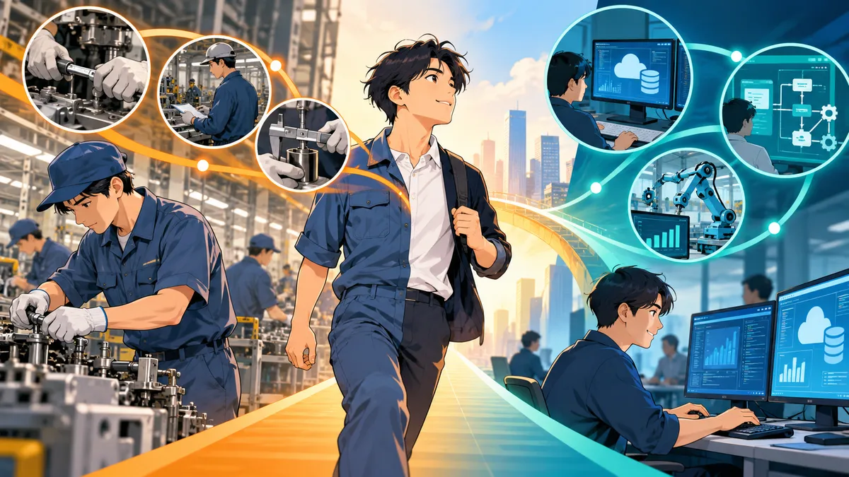製造業からIT転職はできる？工場勤務の経験が活きる職種と、未経験で落ちないための進め方【2026年版】