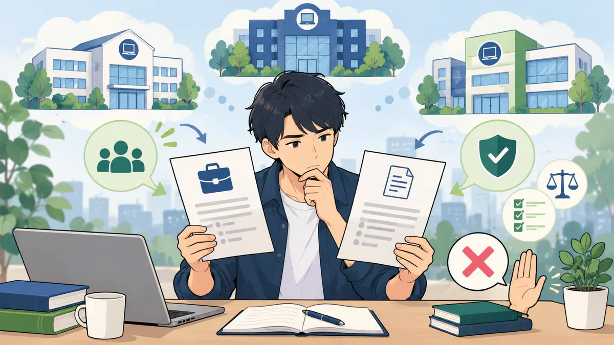 無料スクールの紹介先、内定辞退したら違約金？3校の条件